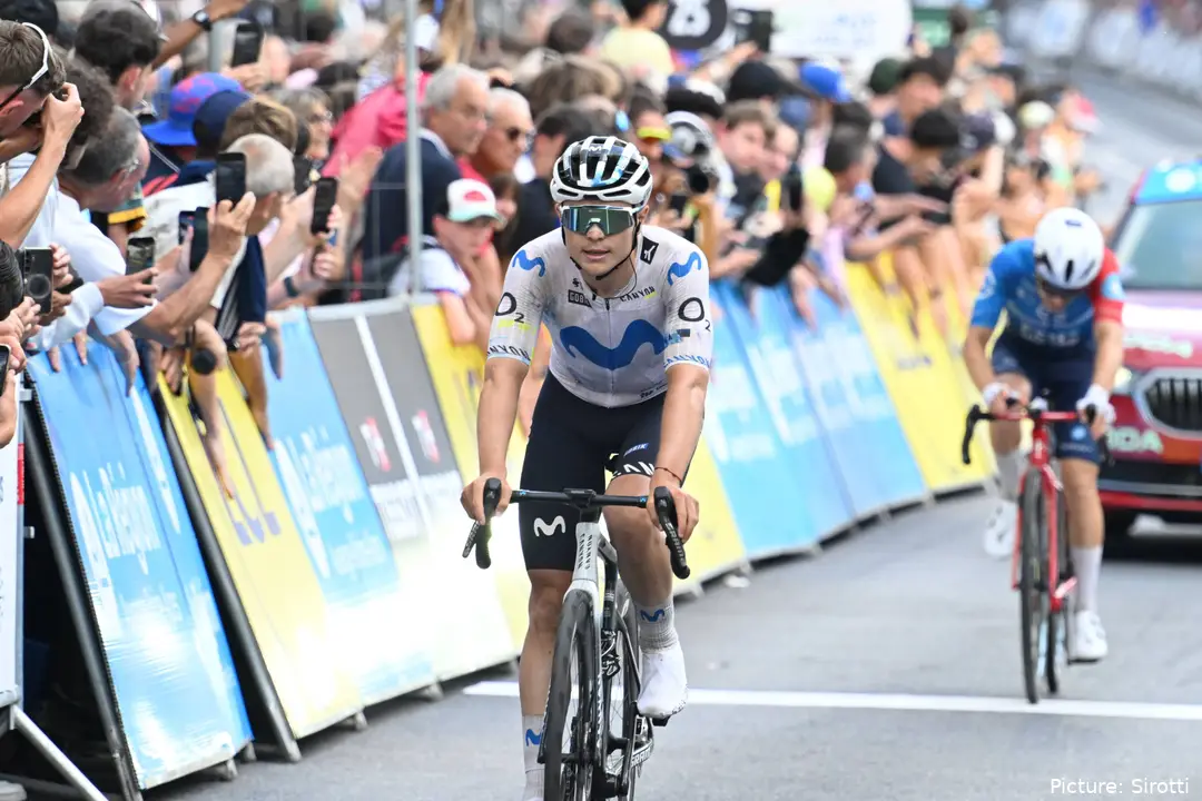Raúl García Pierna, ciclista tricantino de Movistar Team