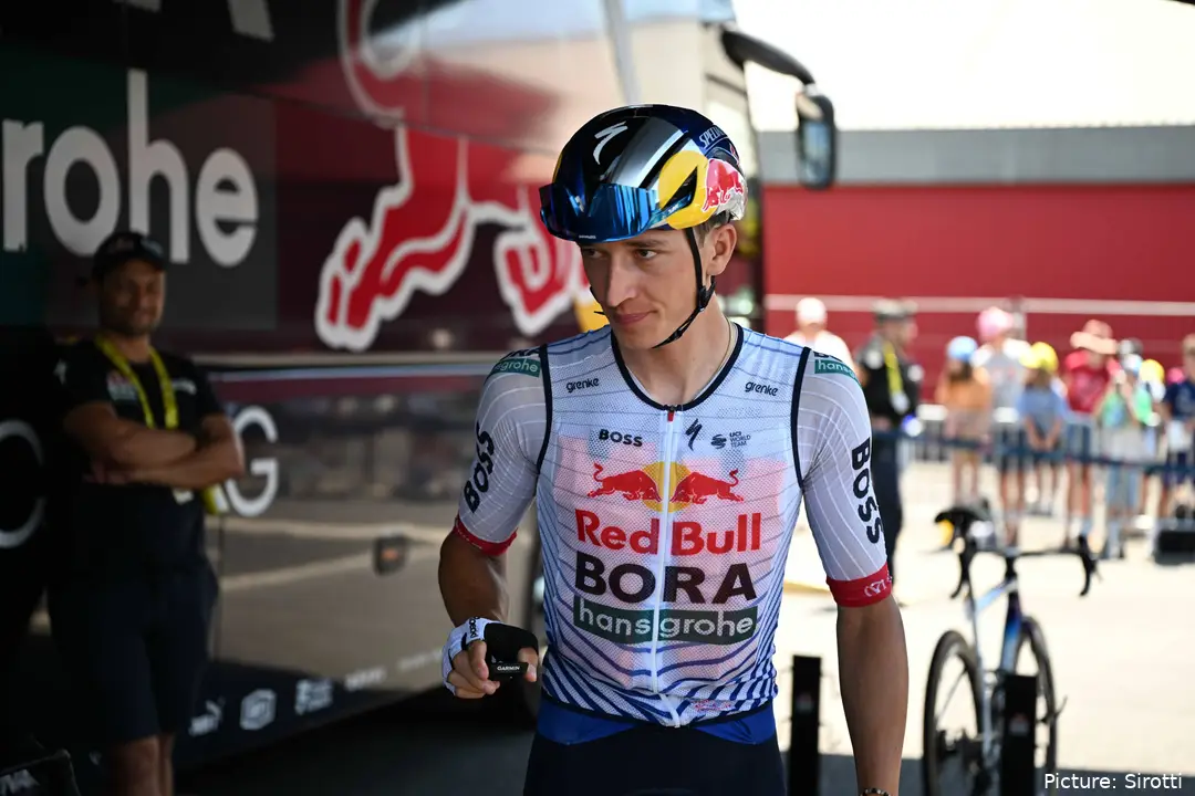 Florian Lipowitz ahead of Stage 9 at the 2026 Tour de France
