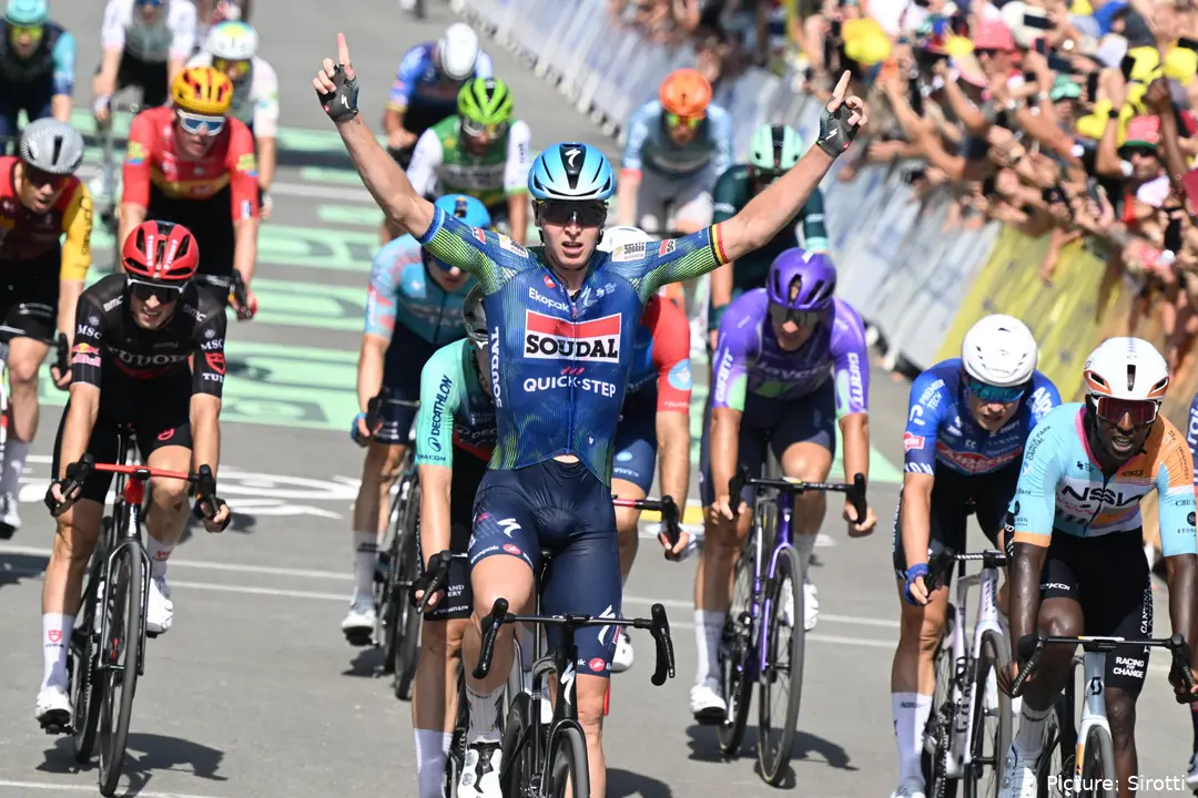 Tim Merlier en la etapa 8 del Tour de France 2026