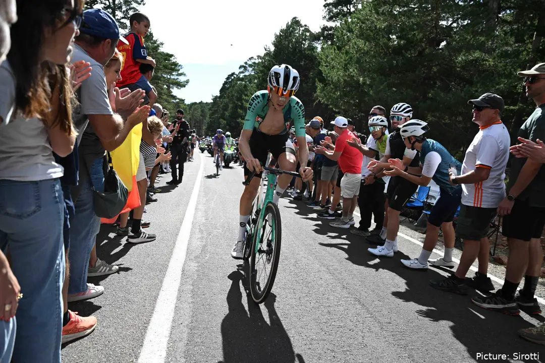 Mats Wenzel, en la Vuelta a España 2026
