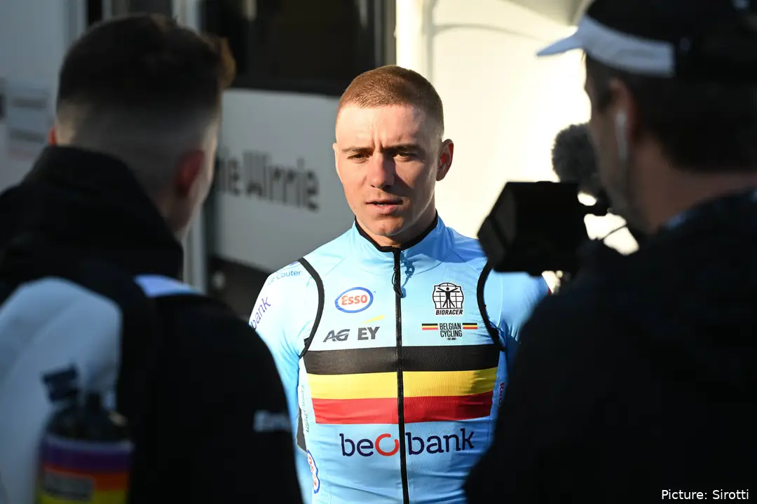 Remco Evenepoel en el reconocimiento del Mundial de Montréal 2026
