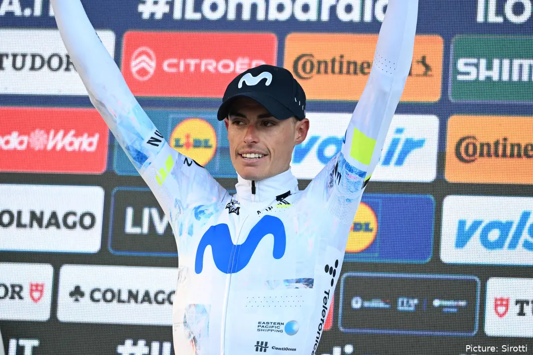 Enric Mas, estrella de Movistar Team