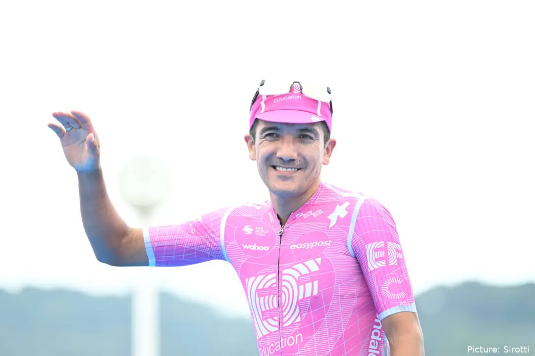 Richard Carapaz en la Clásica San Sebastián 2026