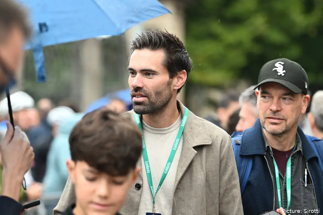 Tom Dumoulin antes de Il Lombardia 2026