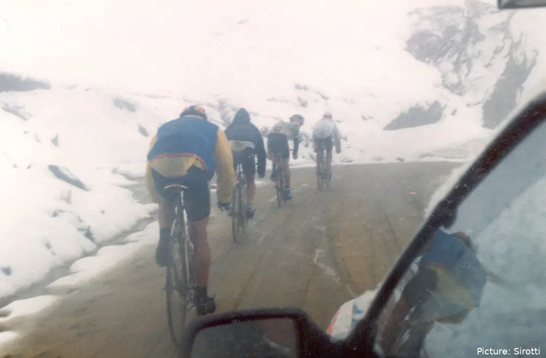 Passo di Gavia, Giro d'Italia, 1988.