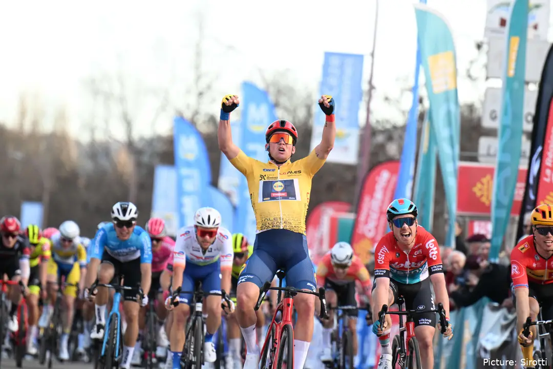 Mads Pedersen racing for Lidl-Trek. @Sirotti