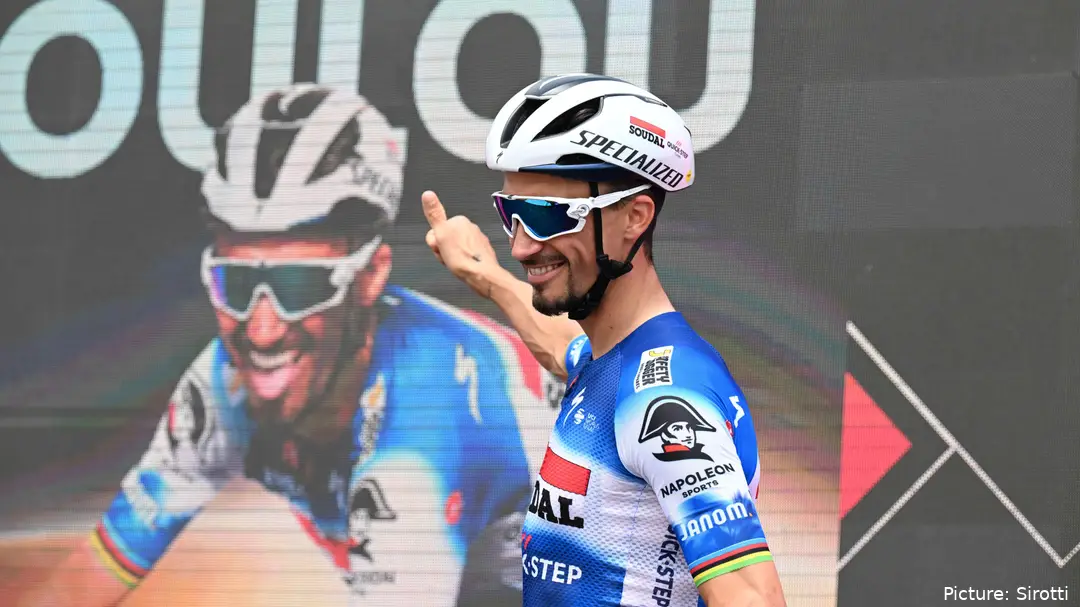 Julian Alaphilippe é um dos cabeças de cartaz da Volta à Eslováquia de 2024