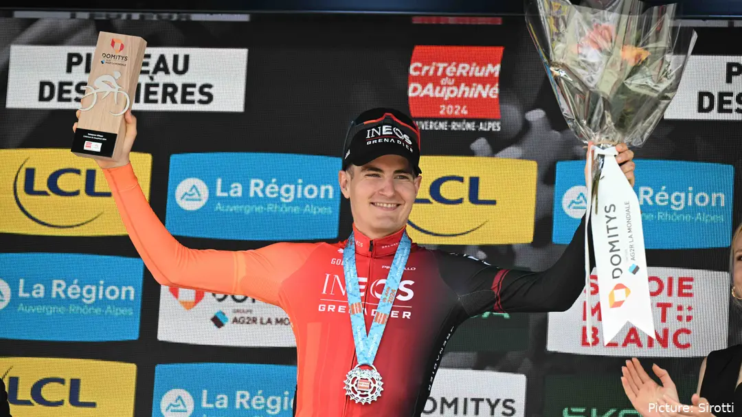 Carlos Rodriguez ganhou a última etapa do Critérium du Dauphiné num dia exemplar da INEOS