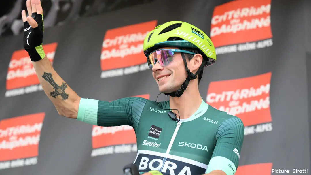 Primož Roglič no Critérium du Dauphiné&nbsp;