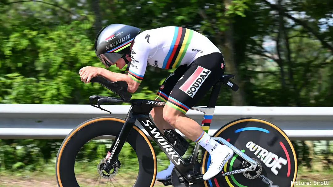 Remco Evenepoel é o atual campeão do mundo de contrarrelógio