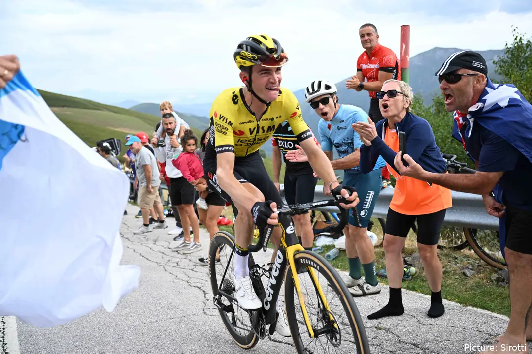 Sepp Kuss está no 15º lugar da geral a 7:28 de Ben O'Connor