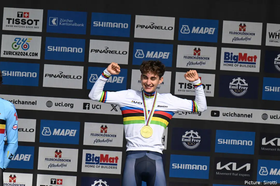 Paul Seixas é o atual Campeão do Mundo de contrarrelógio na categoria de júniores