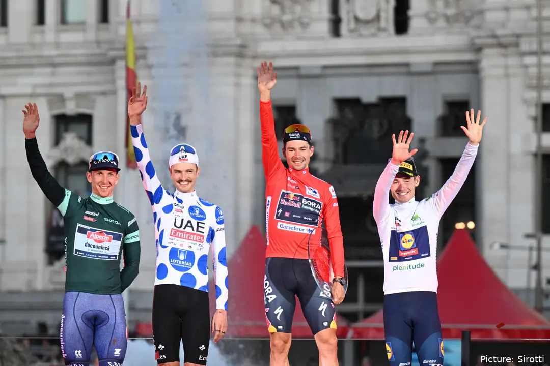 Tadej Pogacar's countryman Primoz Roglic won the Vuelta a Espana for the fourth time in 2024