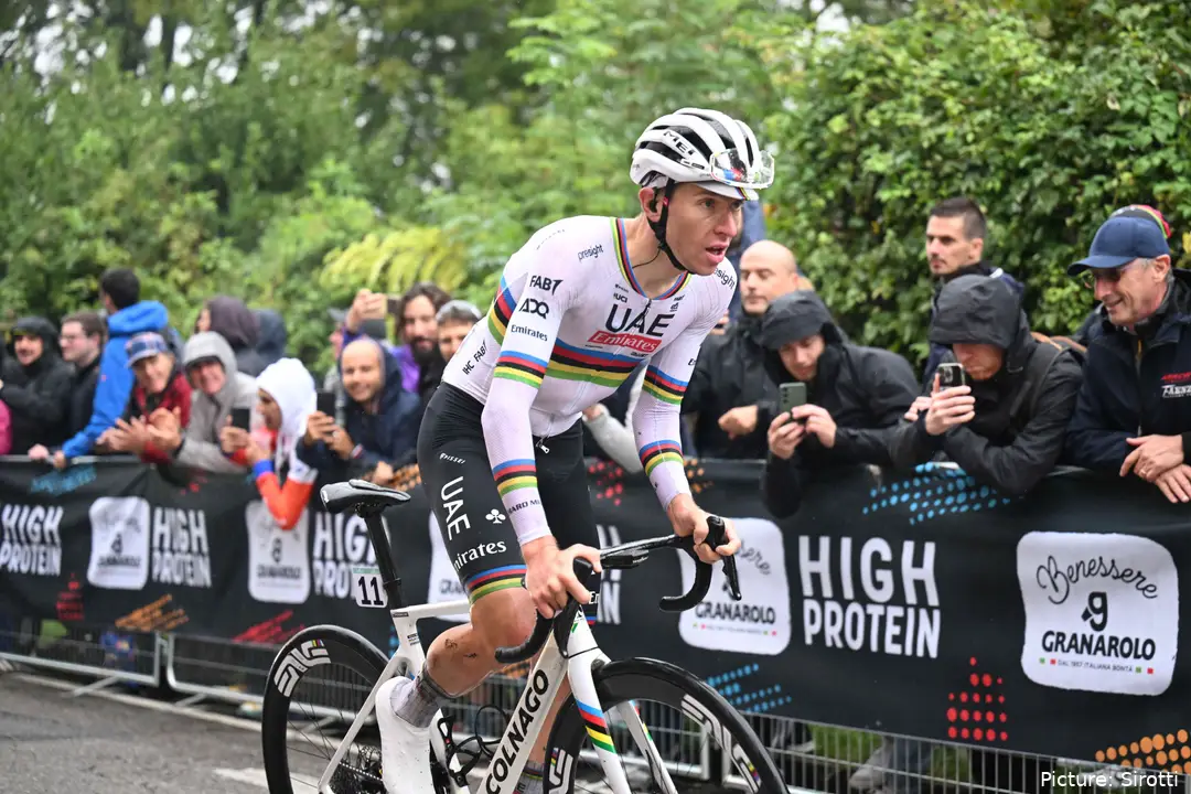 Tadej Pogacar é o grande favorito à vitória na Il Lombardia