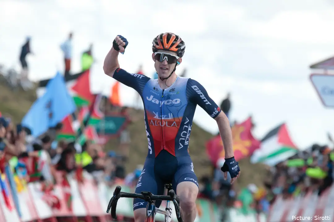 Eddie Dunbar foi um dos ciclistas mais impressionantes da Volta a Espanha&nbsp;