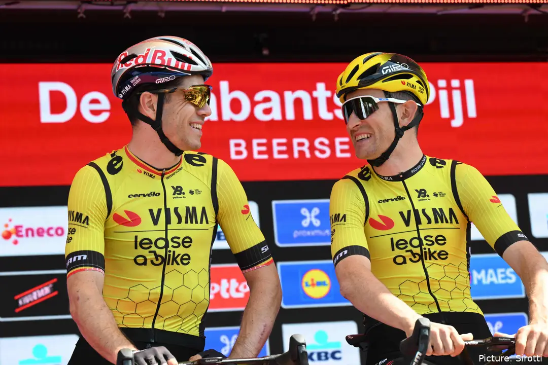 Wout Van Aert and Tiesj Benoot will after long years of being teammates become rivals in 2026