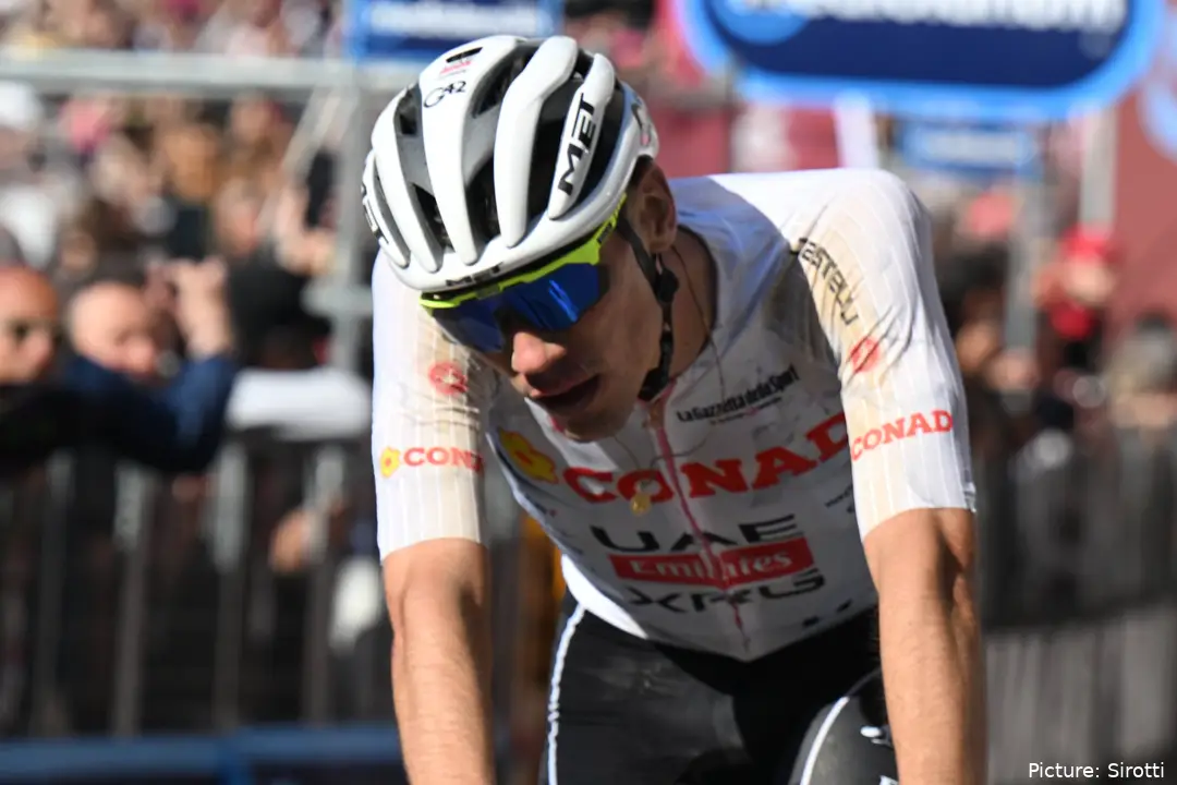 Juan Ayuso is 2nd overall in the Giro d'Italia behind Isaac del Toro
