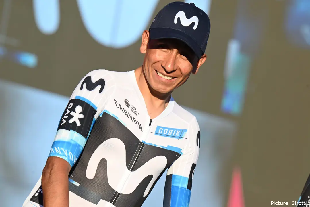 Nairo Quintana was present in the breakaway of the 11th stage of the Giro d'Italia 2025
