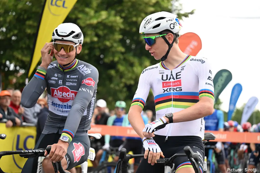 Mathieu van der Poel e Tadej Pogacar são os favoritos para o Milan-Sanremo 2026