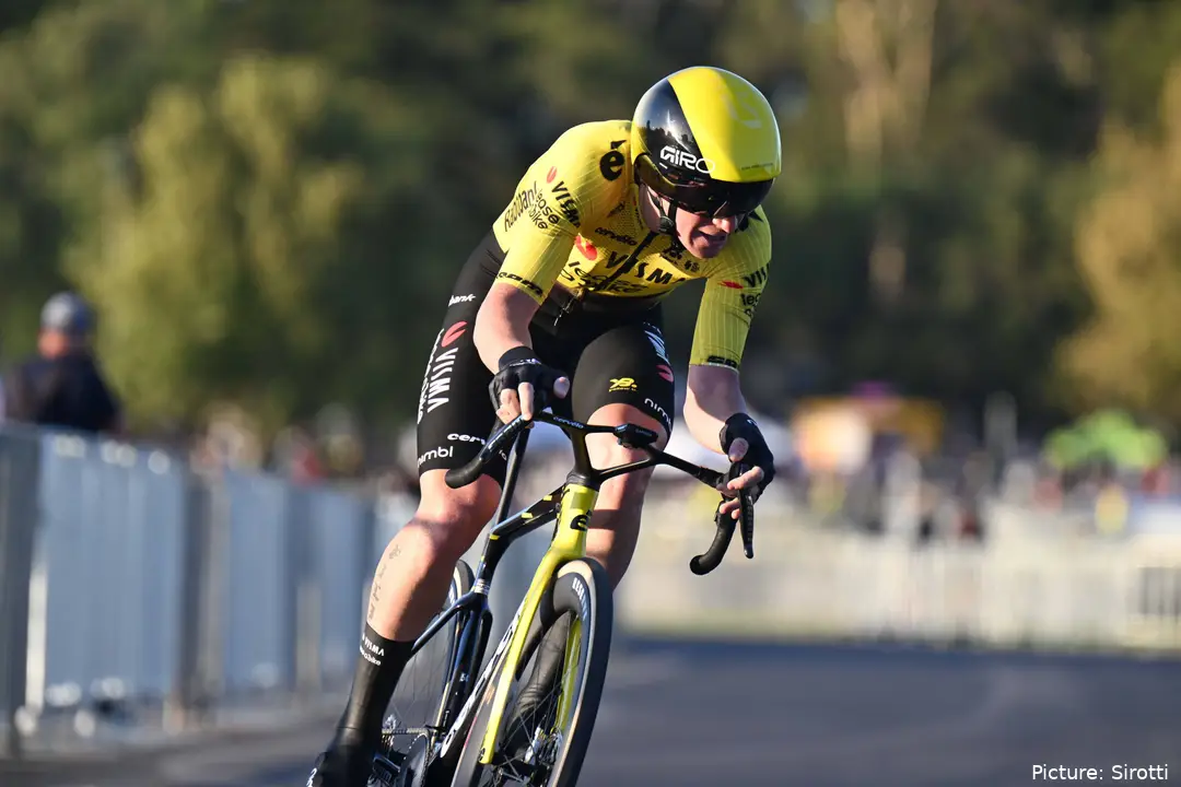 Filippo Fiorelli no prólogo do Tour Down Under 2026