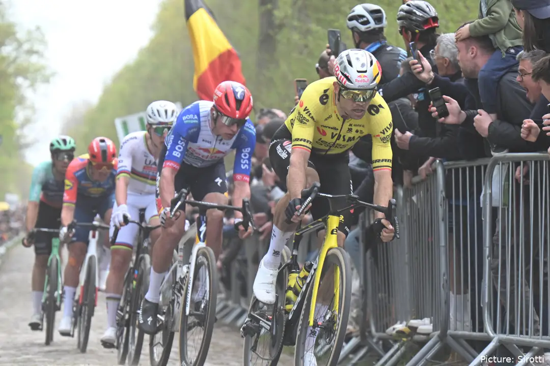 Wout van Aert na Paris-Roubaix 2026
