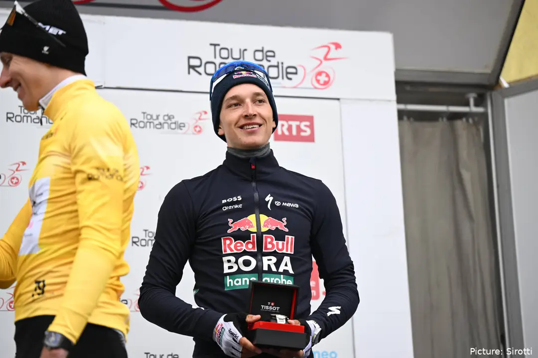 Florian Lipowitz at the 2026 Tour de Romandie