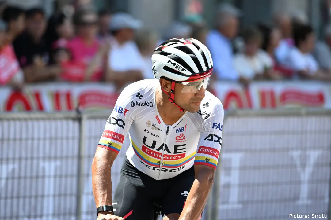 Jhonatan Narvaez ahead of stage 14 at the 2026 Giro d'Italia