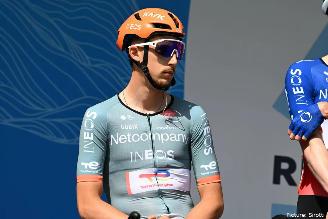 Kevin Vauquelin ahead of stage 1 at the 2026 Tour Auvergne-Rhône-Alpes