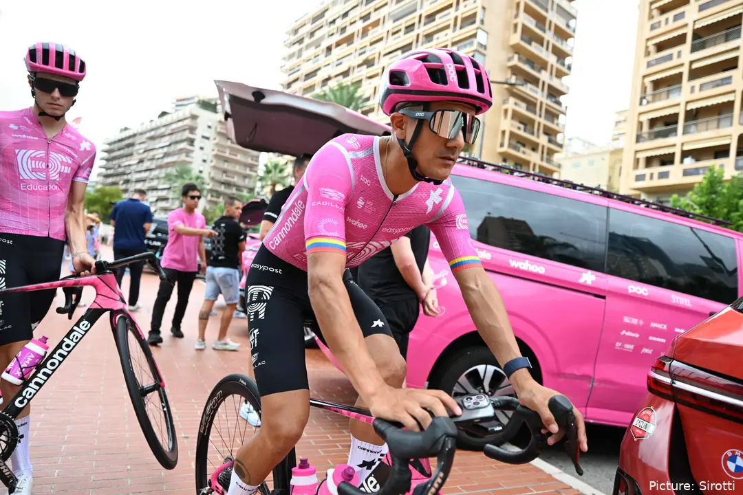 Richard Carapaz ahead of the 2026 Vuelta a Espana