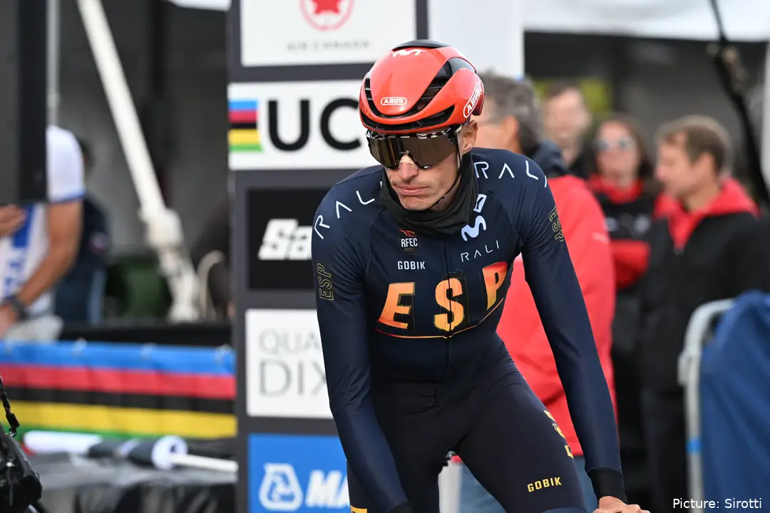 Enric Mas before the 2026 Montreal World Championships