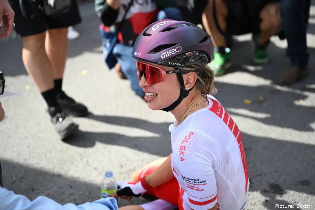 Kasia Niewiadoma at the 2026 Montreal World Championships