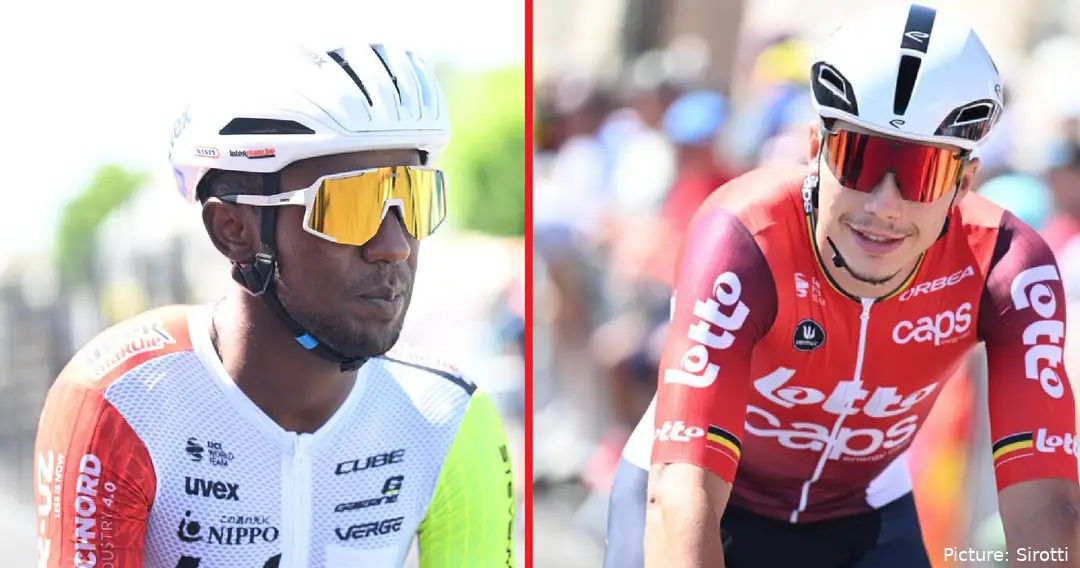Biniam Girmay und Arnaud de Lie, im Rampenlicht der Lotto-Intermarché-Fusion