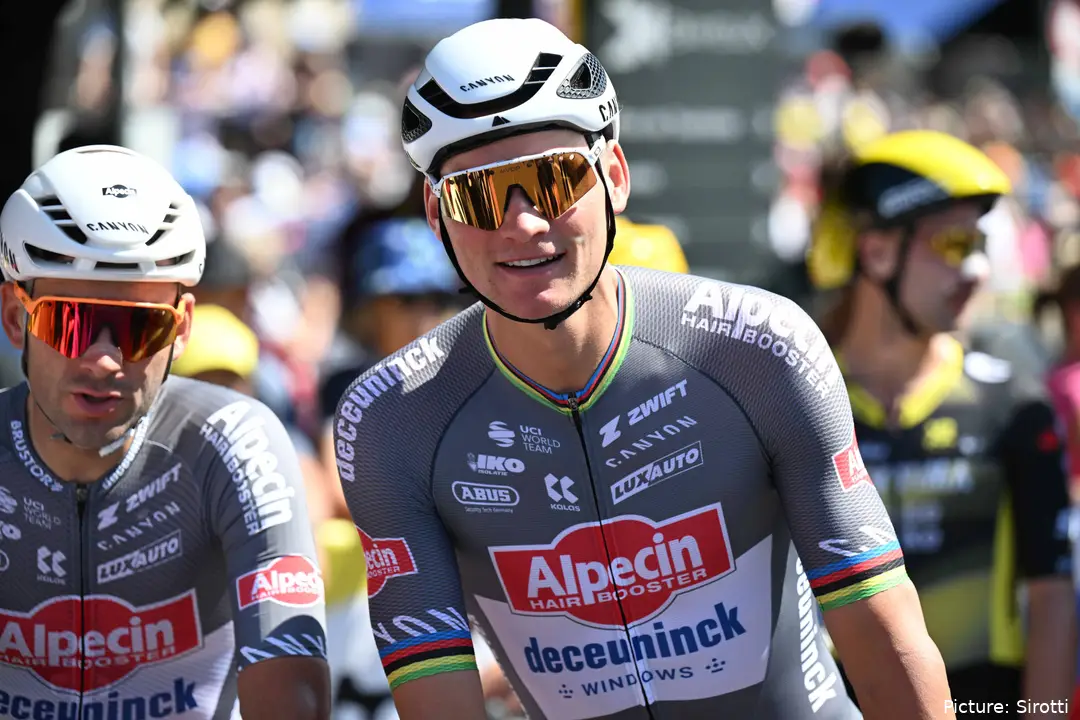 Mathieu van der Poel präsentiert sich vor Mailand-Sanremo in „beängstigender“ Form und gilt laut Johan Bruyneel als Favorit im Duell mit Tadej Pogacar