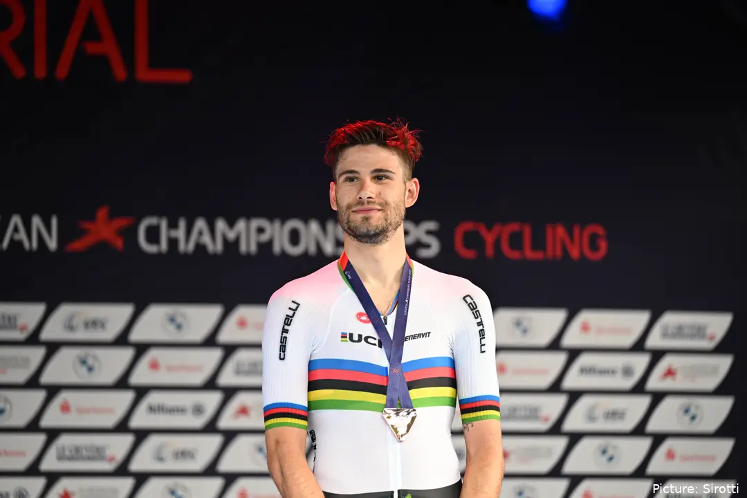 Ganna wurde zweimal Zeitfahr-Weltmeister. @Sirotti