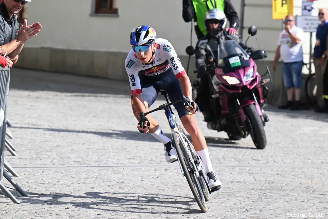 Filip Maciejuk in Aktion.