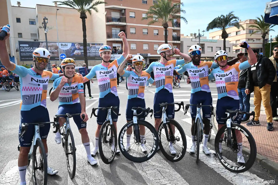 NSN Cycling Team bei der Clásica de Almería 2026