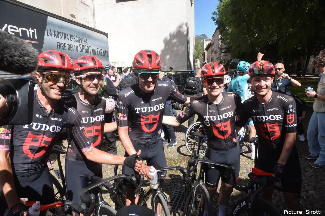 Tudor Pro Cycling Team bei der Tour of the Alps 2026