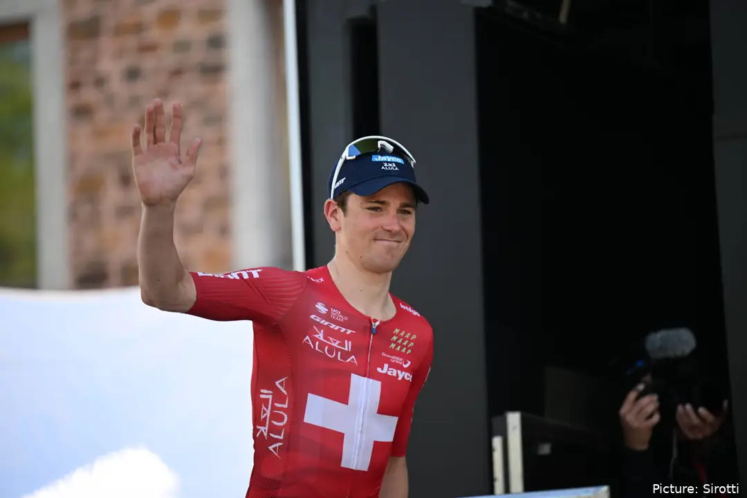 Mauro Schmid bei La Flèche Wallonne 2026