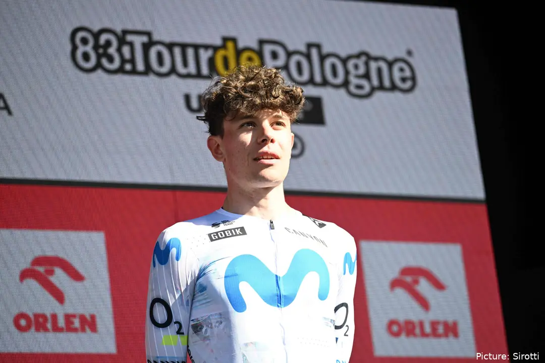Iván Romeo, Aushängeschild des Movistar Team bei der Polen-Rundfahrt