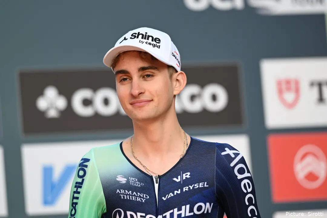 Paul Seixas vor der Lombardei-Rundfahrt 2026.