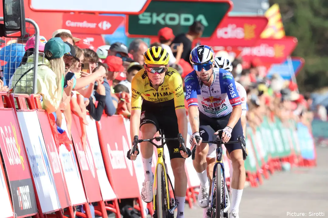 Sepp Kuss und Primoz Roglic im Einsatz auf der 7. Etappe der Vuelta a España 2026