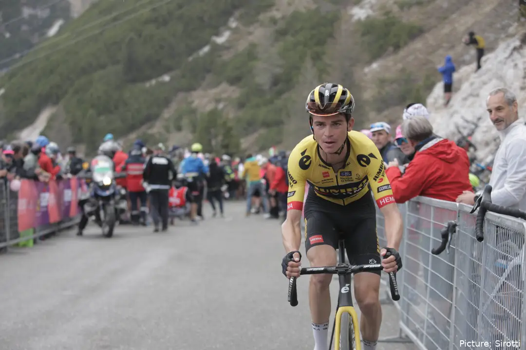 Sepp Kuss in actie in de Giro d’Italia 2023