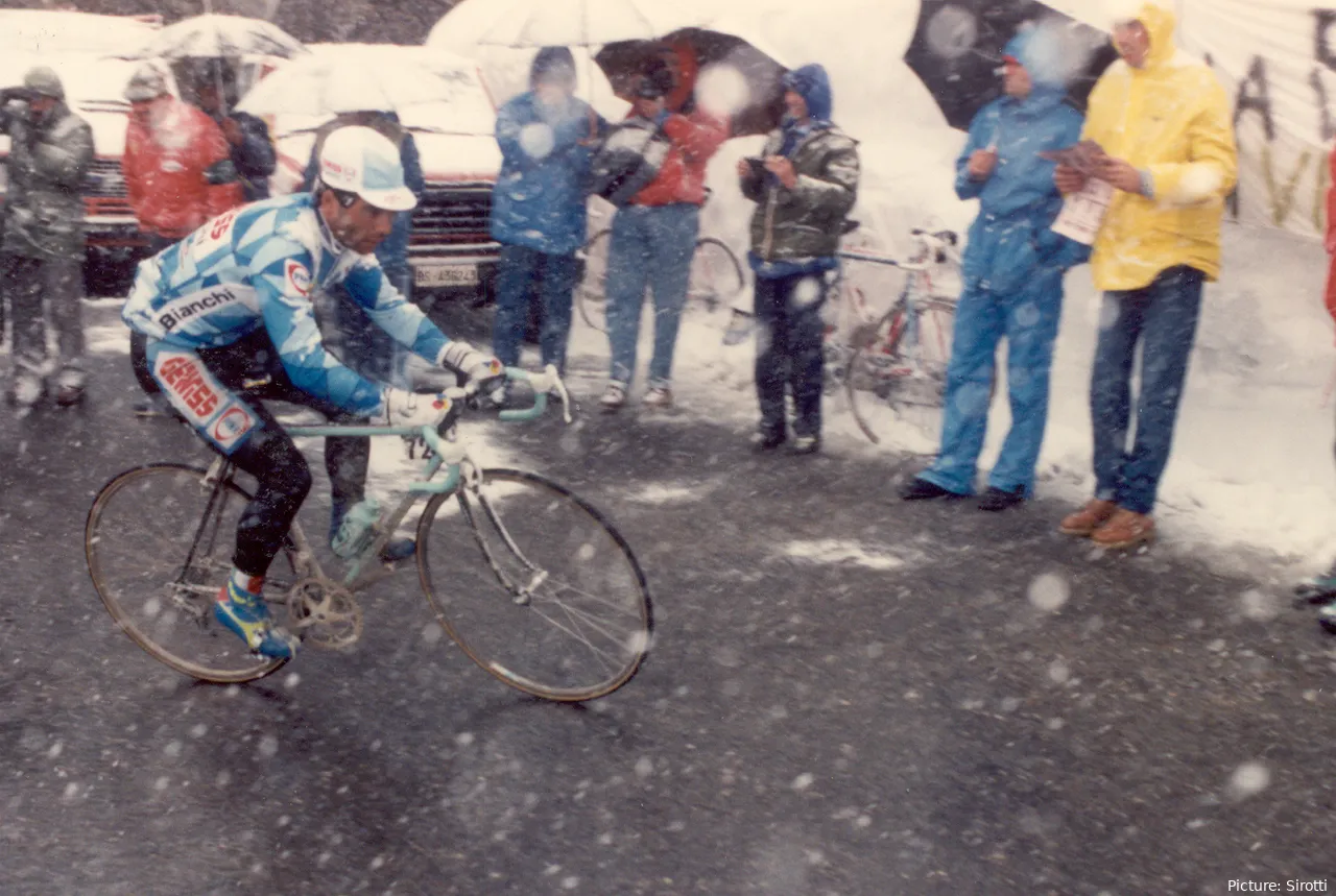 Passo di Gavia, Giro de Italia, 1988.