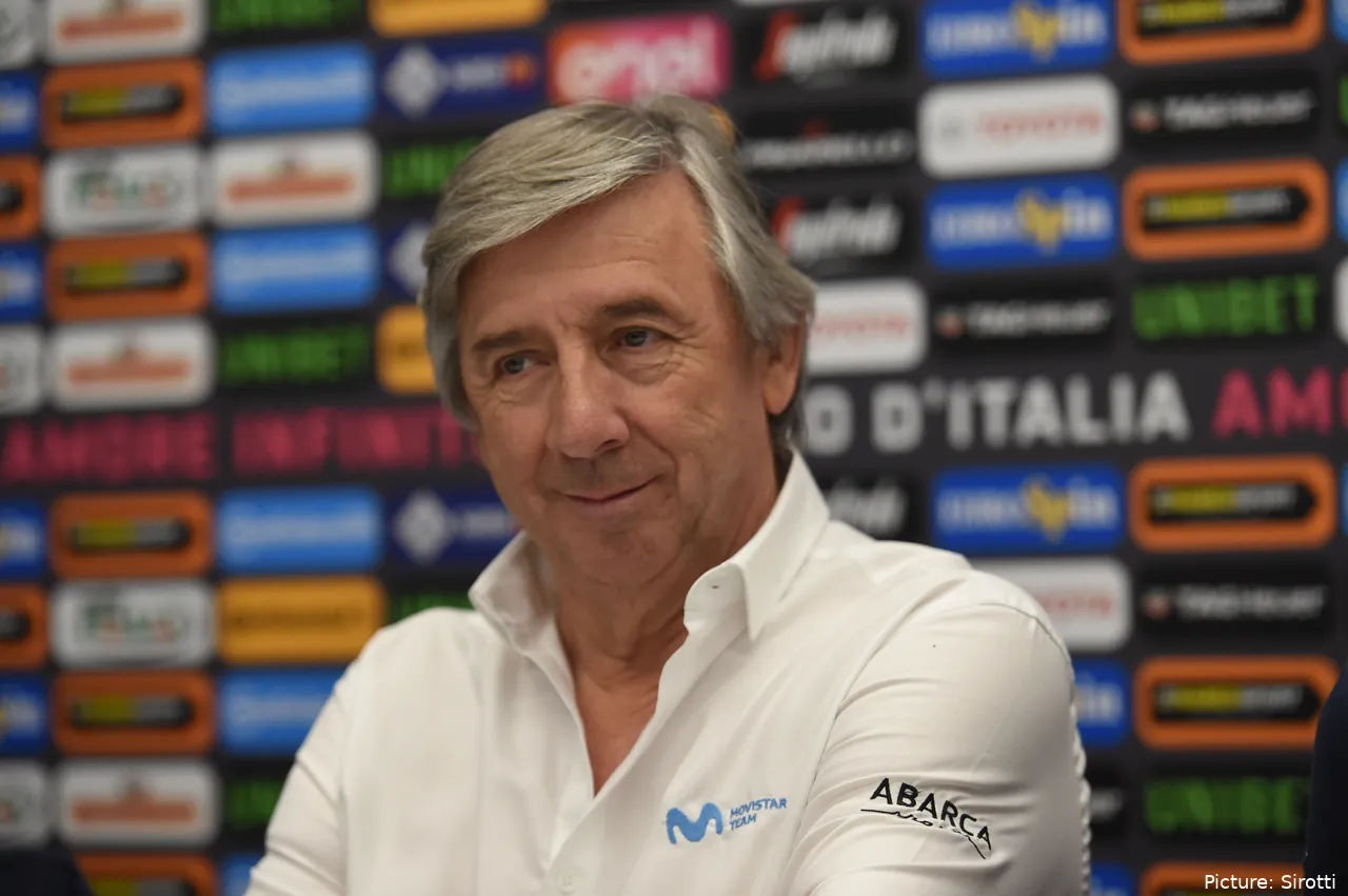 Eusebio Unzué, jefe de Movistar Team.&nbsp;
