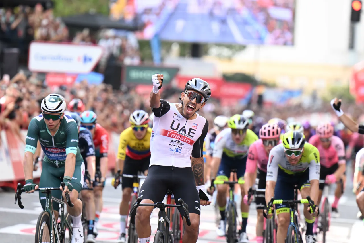 Sebastián Molano gana la etapa 12 de la Vuelta a España 2024. @Sirotti