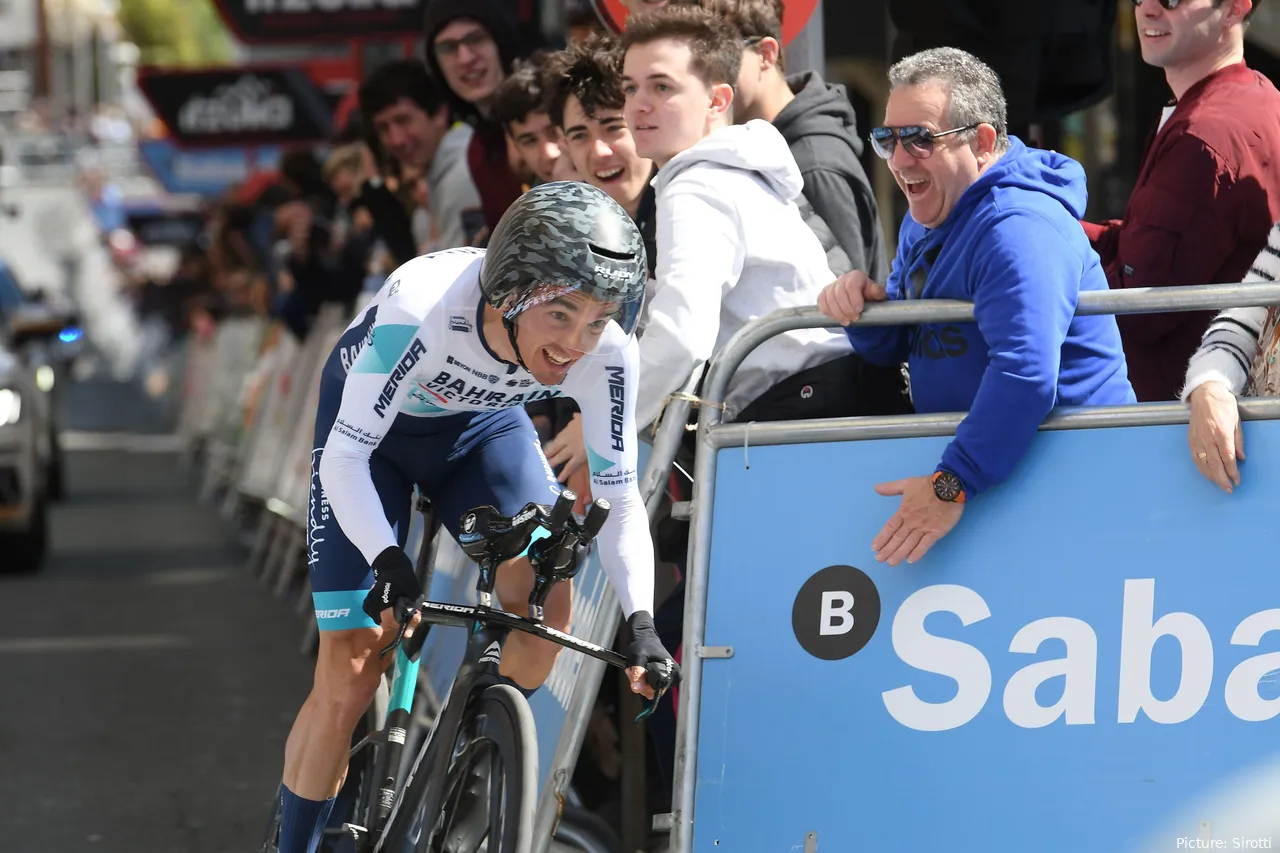 Pello Bilbao durante una carrera