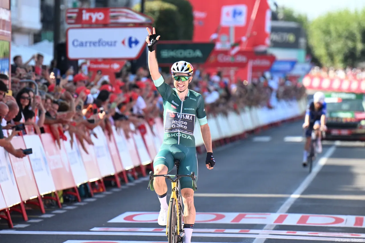 Van Aert está en buena forma tras tres victorias de etapa en la Vuelta a España&nbsp;