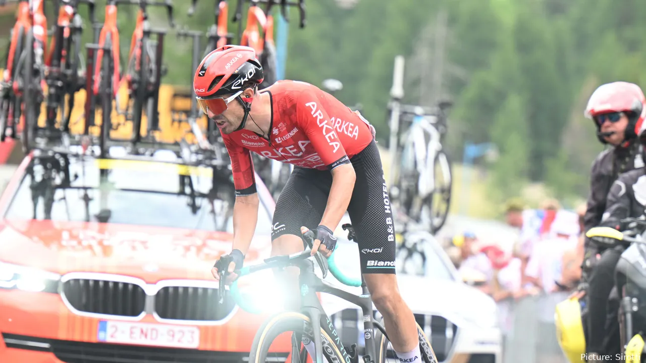 Cristián Rodríguez es 18º del Tour de Francia 2025 tras 13 etapas