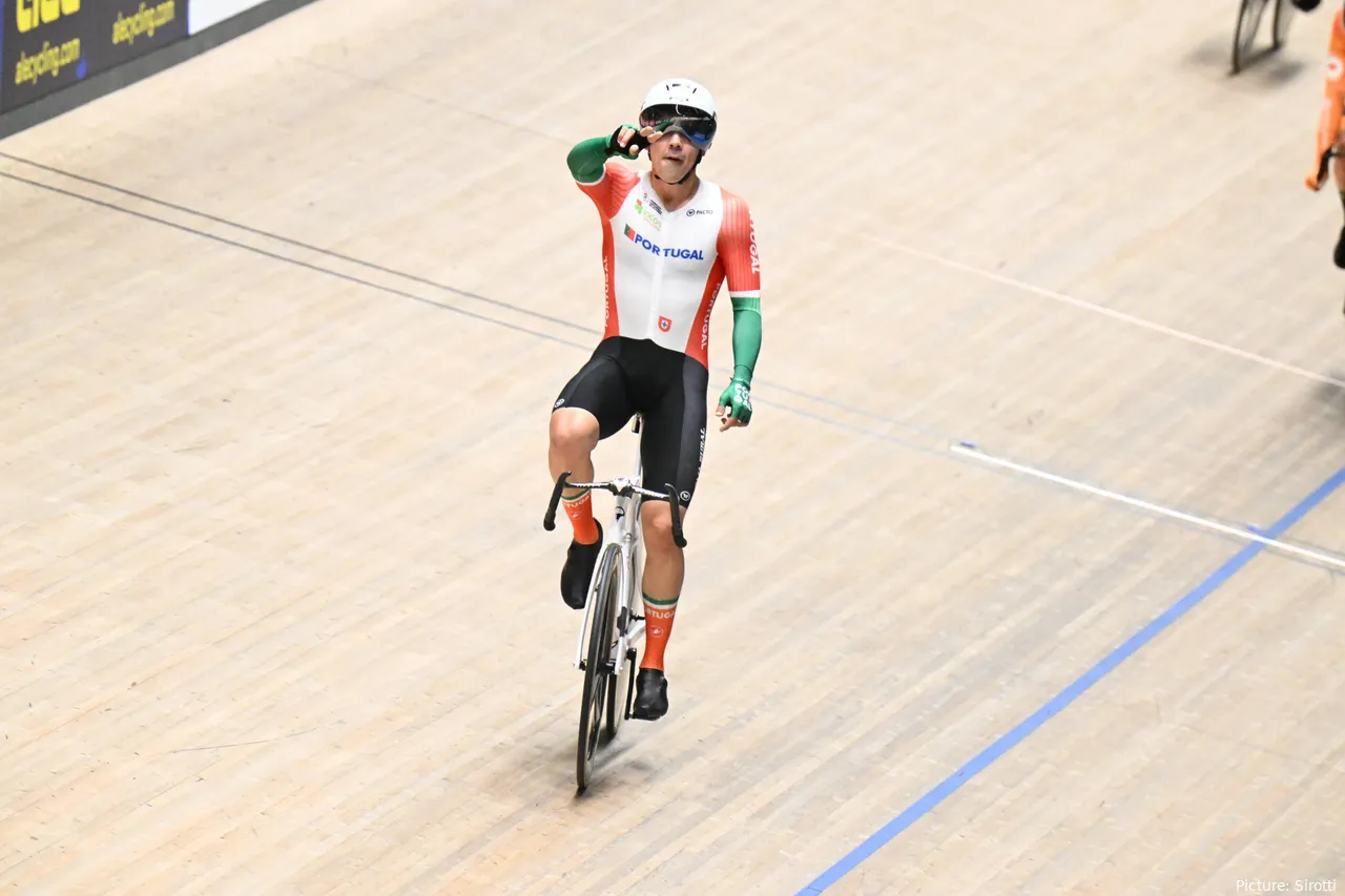 Iuri Leitão elevó el listón del ciclismo de pista portugués