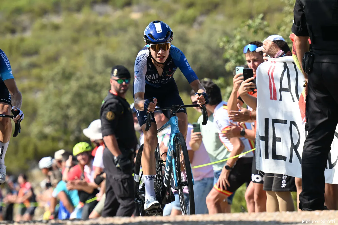 Matthew Riccitello ha entrado en el Top 10 de la Vuelta a España